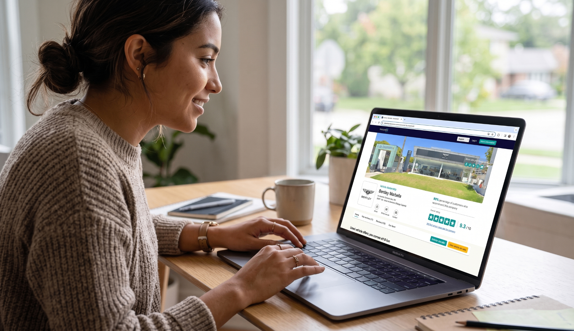 Brand-compliant dealership microsite generated by TRIKOMER
